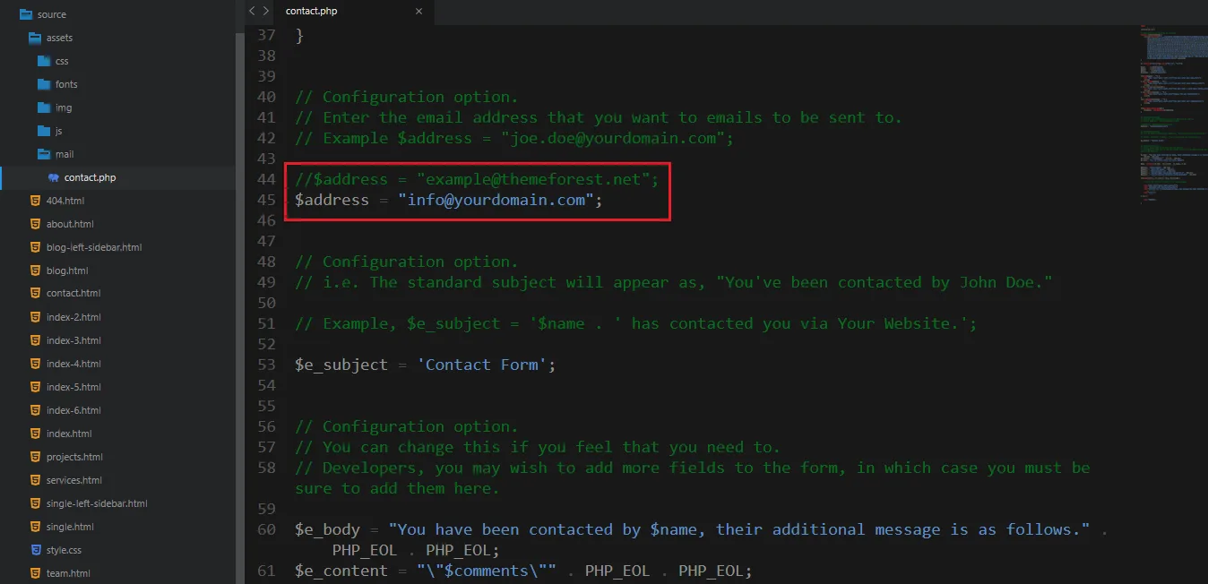 1. Modify your email here to receive emails from contact for - NG28